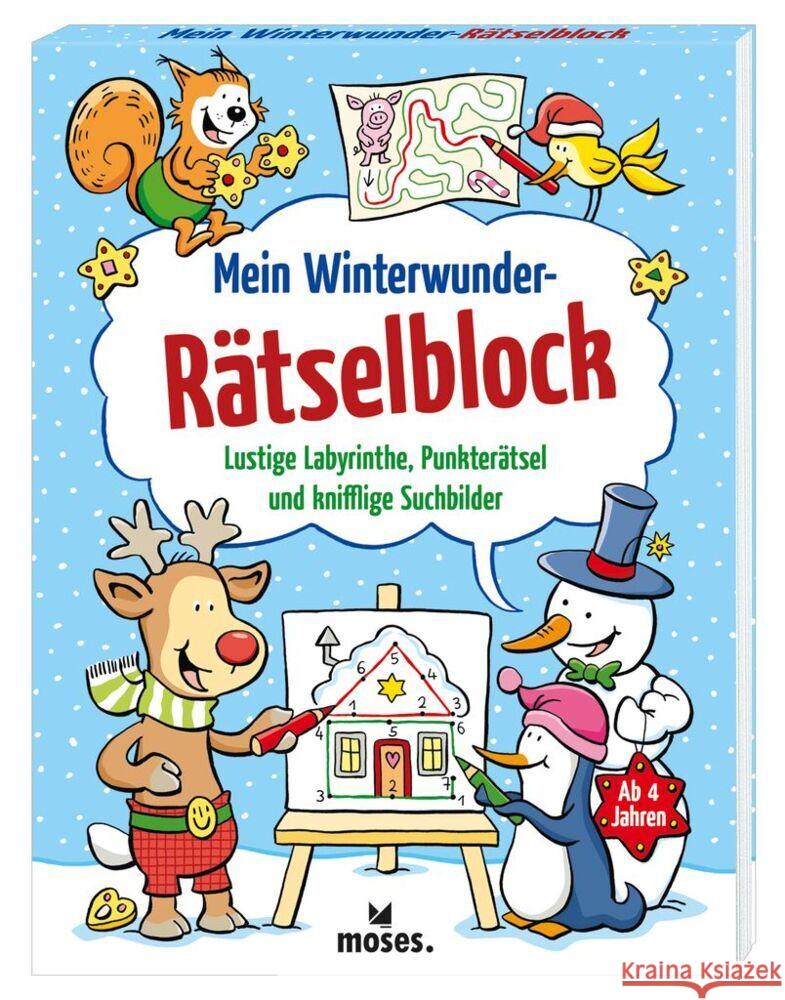 Mein Winterwunder-Rätselblock Wagner, Charlotte, Plikat, Ari 9783964552839 moses. Verlag