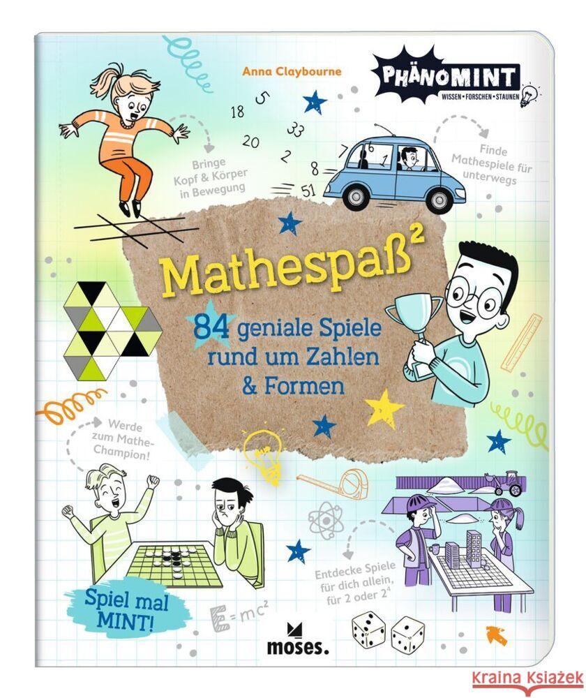 PhänoMINT Mathespaß² Claybourne, Anna 9783964553201 moses. Verlag