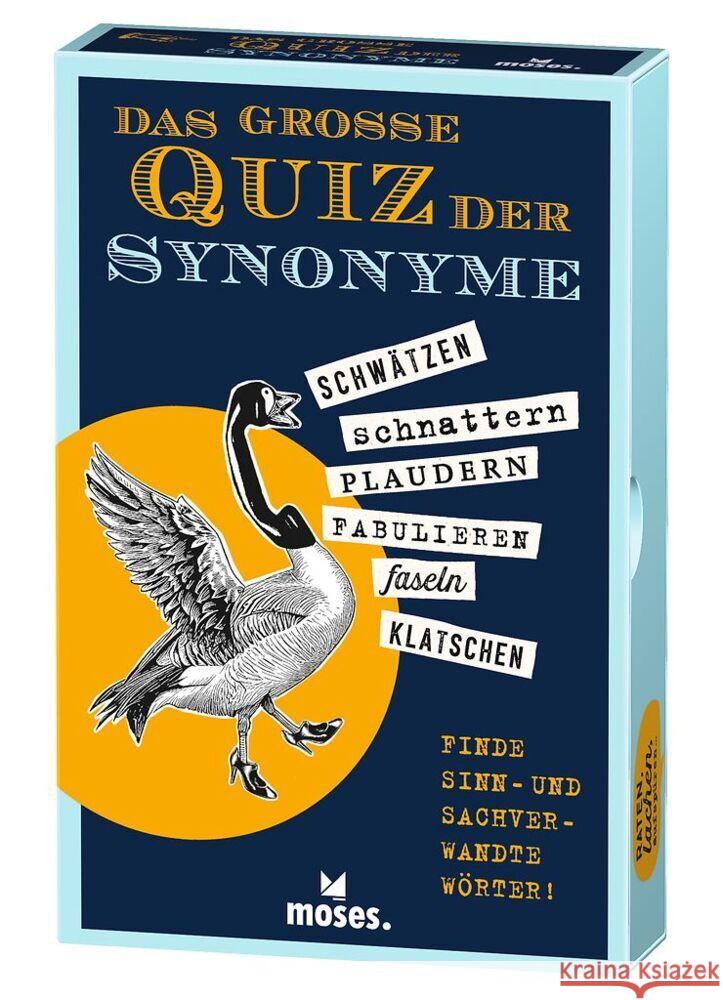 Das große Quiz der Synonyme Berger, Nicola 9783964553522 moses. Verlag