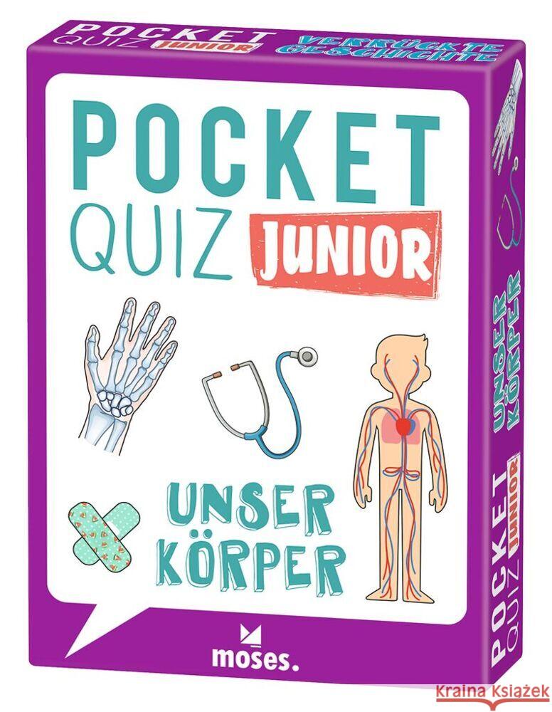 Pocket Quiz junior Unser Körper Berger, Nicola 9783964553638