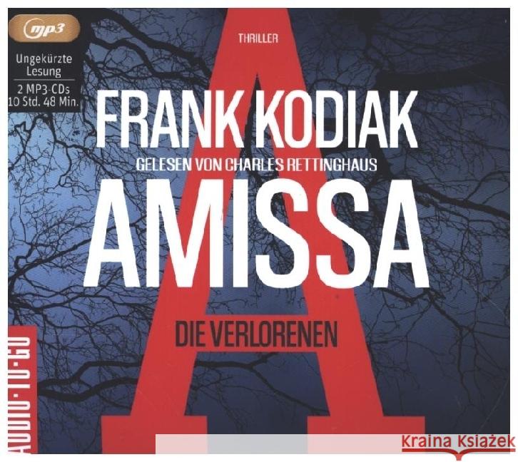 Amissa. Die Verlorenen; ., 2 Audio-CD, MP3 Kodiak, Frank 9783965190290 Audio-To-Go