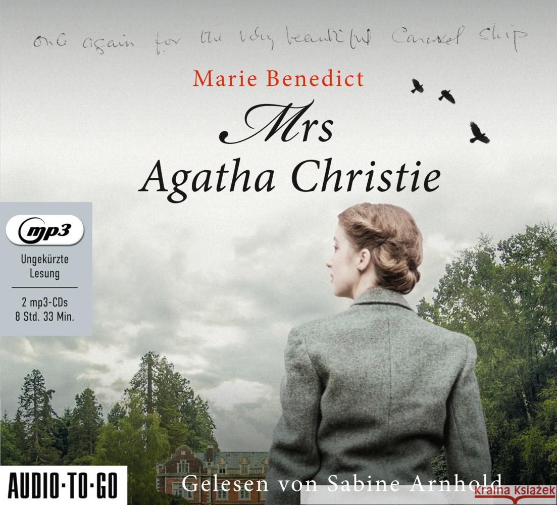 Mrs Agatha Christie, 2 Audio-CD Benedict, Marie 9783965190528 Audio-To-Go