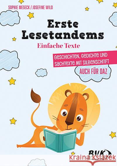 Erste Lesetandems Einfache Texte Meseck, Sophie, Wild, Josefine 9783965203570 BVK Buch Verlag Kempen