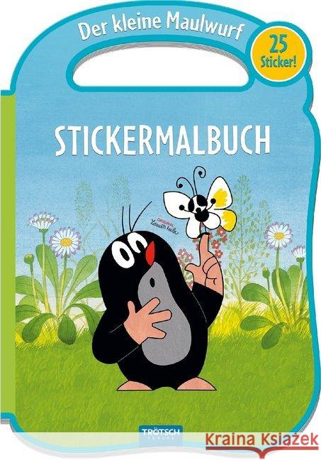 Der kleine Maulwurf Stickermalbuch : Malbuch  9783965521414 Trötsch