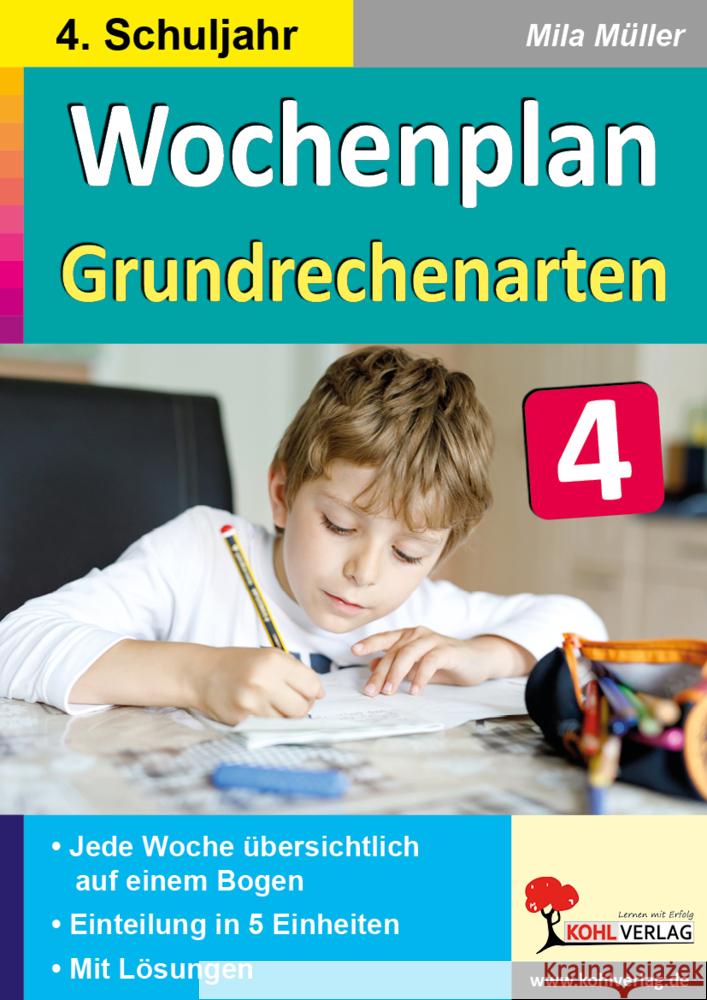 Wochenplan Grundrechenarten / Klasse 4 Müller, Mila 9783966241588