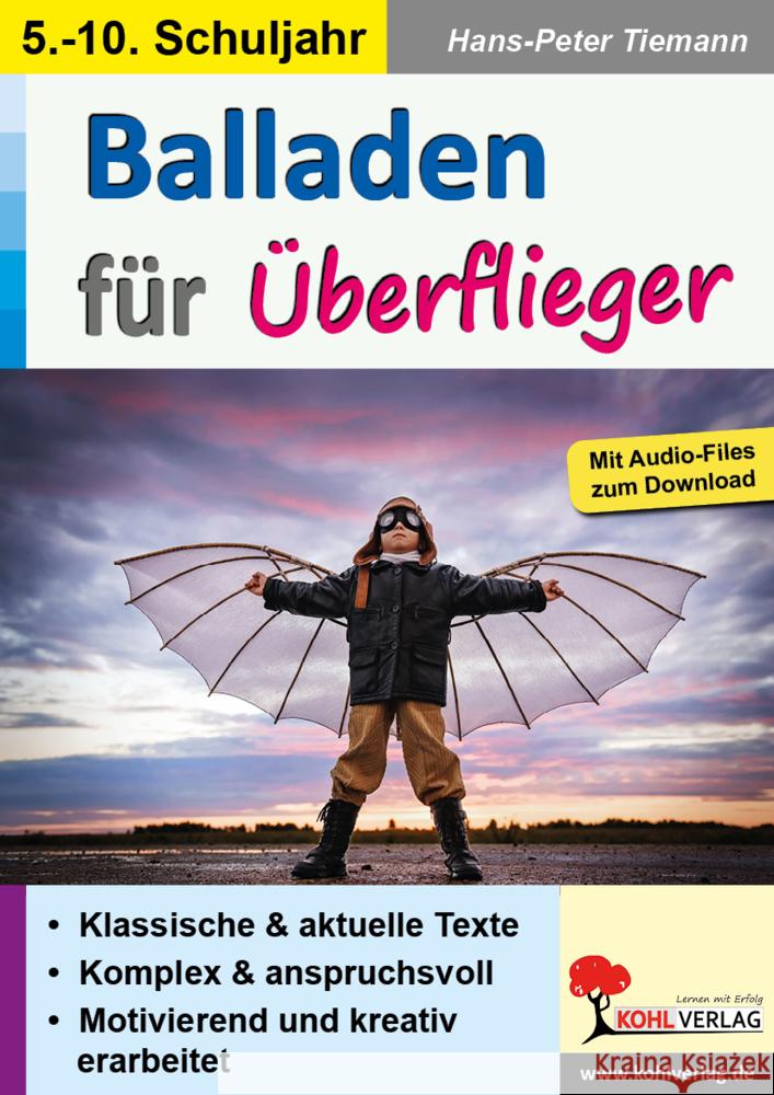 Balladen für Überflieger Tiemann, Hans-Peter 9783966242059 KOHL VERLAG Der Verlag mit dem Baum