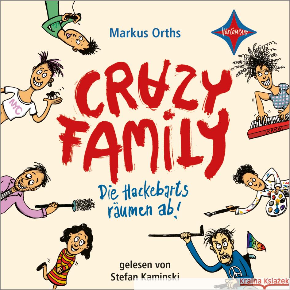 Crazy Family, 2 Audio-CD Orths, Markus 9783966320764