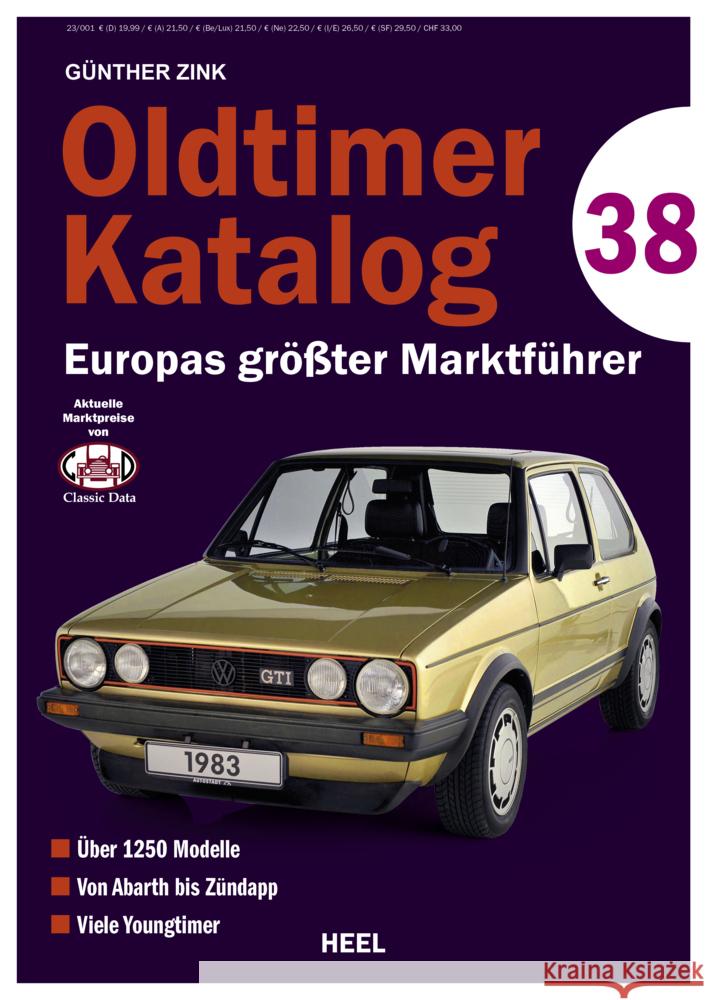 Oldtimer Katalog Nr. 38 Zink, Günther 9783966647830