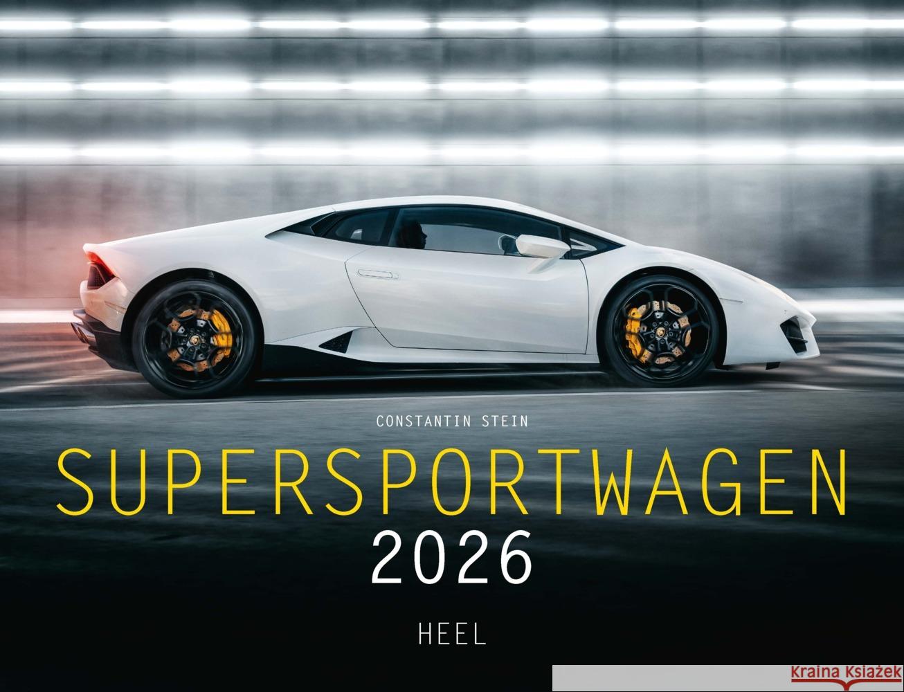 Supersportwagen Kalender 2026 Eintragkalender Stein, Constantin 9783966649971