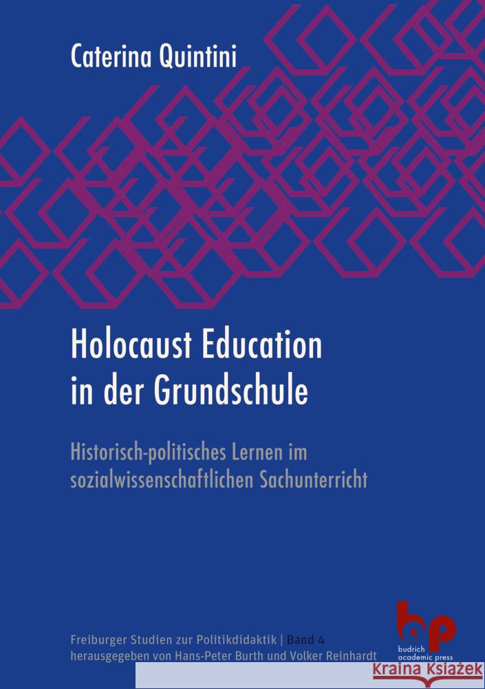 Holocaust Education in der Grundschule Quintini, Caterina 9783966650571