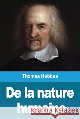 De la nature humaine Thomas Hobbes 9783967877403