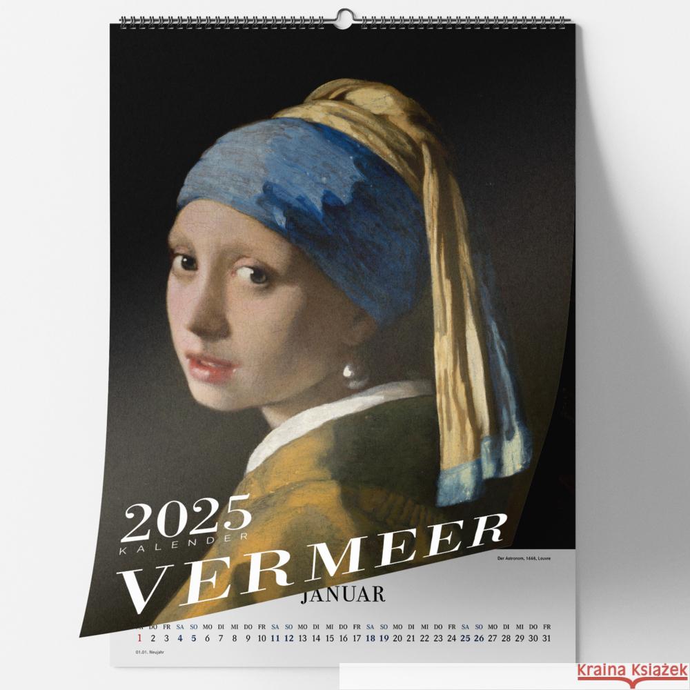 Vermeer. Wandkalender 2025 Vermeer, Johannes 9783968491608