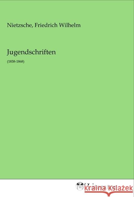 Jugendschriften : (1858-1868)  9783968745664 MV-Literatur