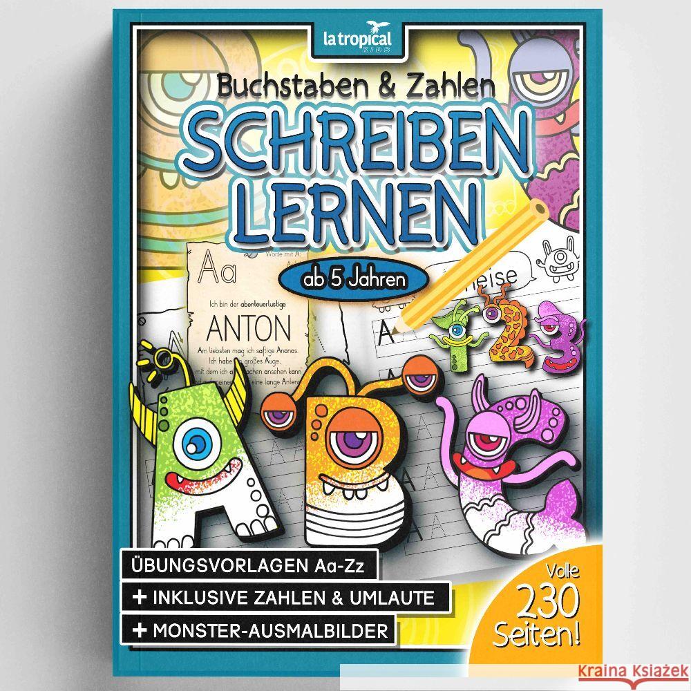 Buchstaben und Zahlen schreiben lernen ab 5 Jahren Ludwig, David 9783969080085