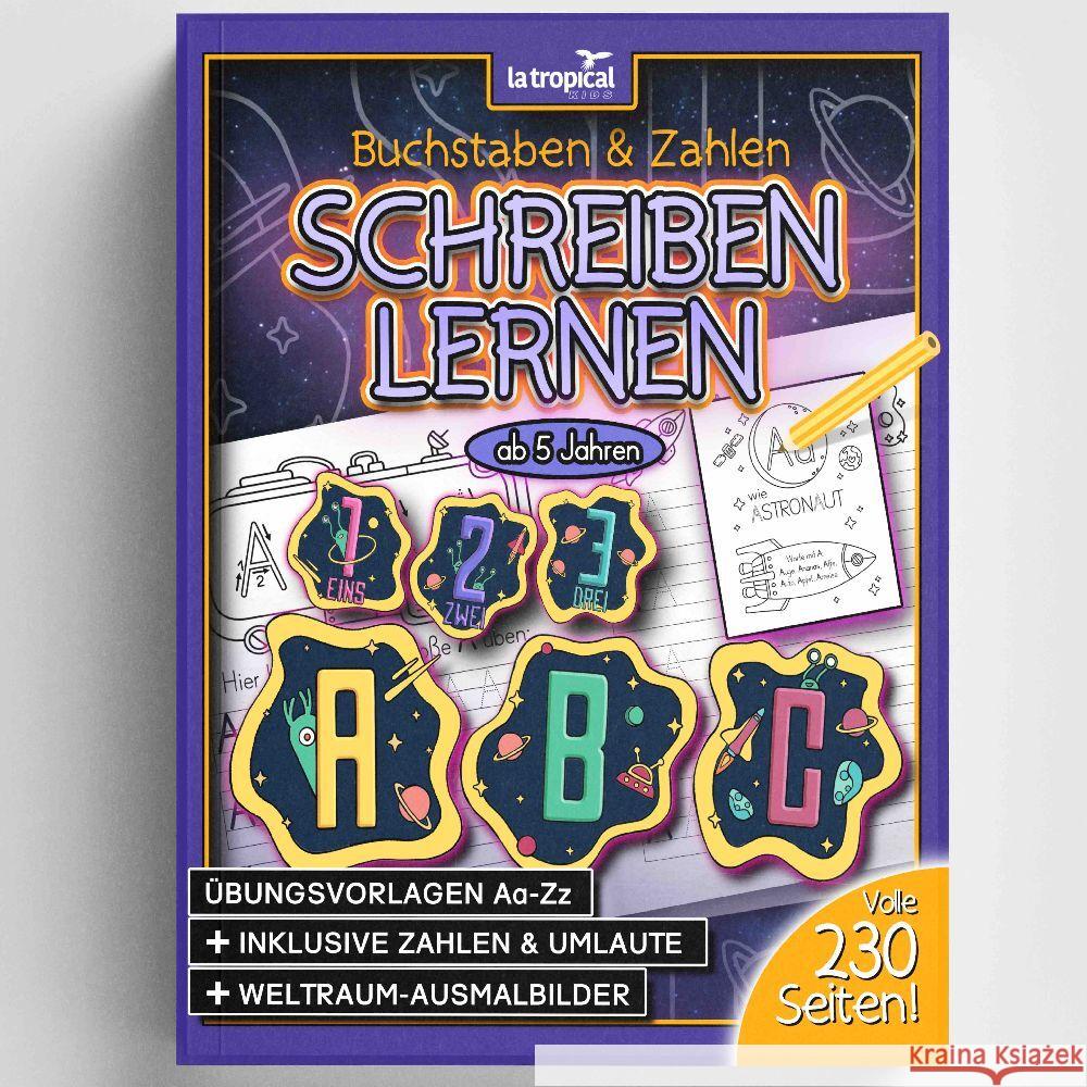 Buchstaben und Zahlen schreiben lernen ab 5 Jahren Ludwig, David 9783969080177