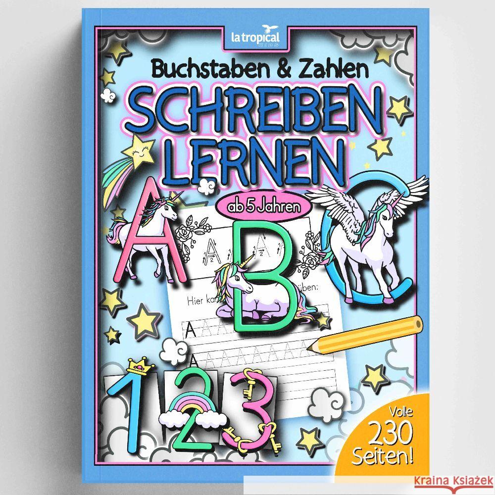 Buchstaben und Zahlen schreiben lernen ab 5 Jahren Ludwig, David 9783969080207