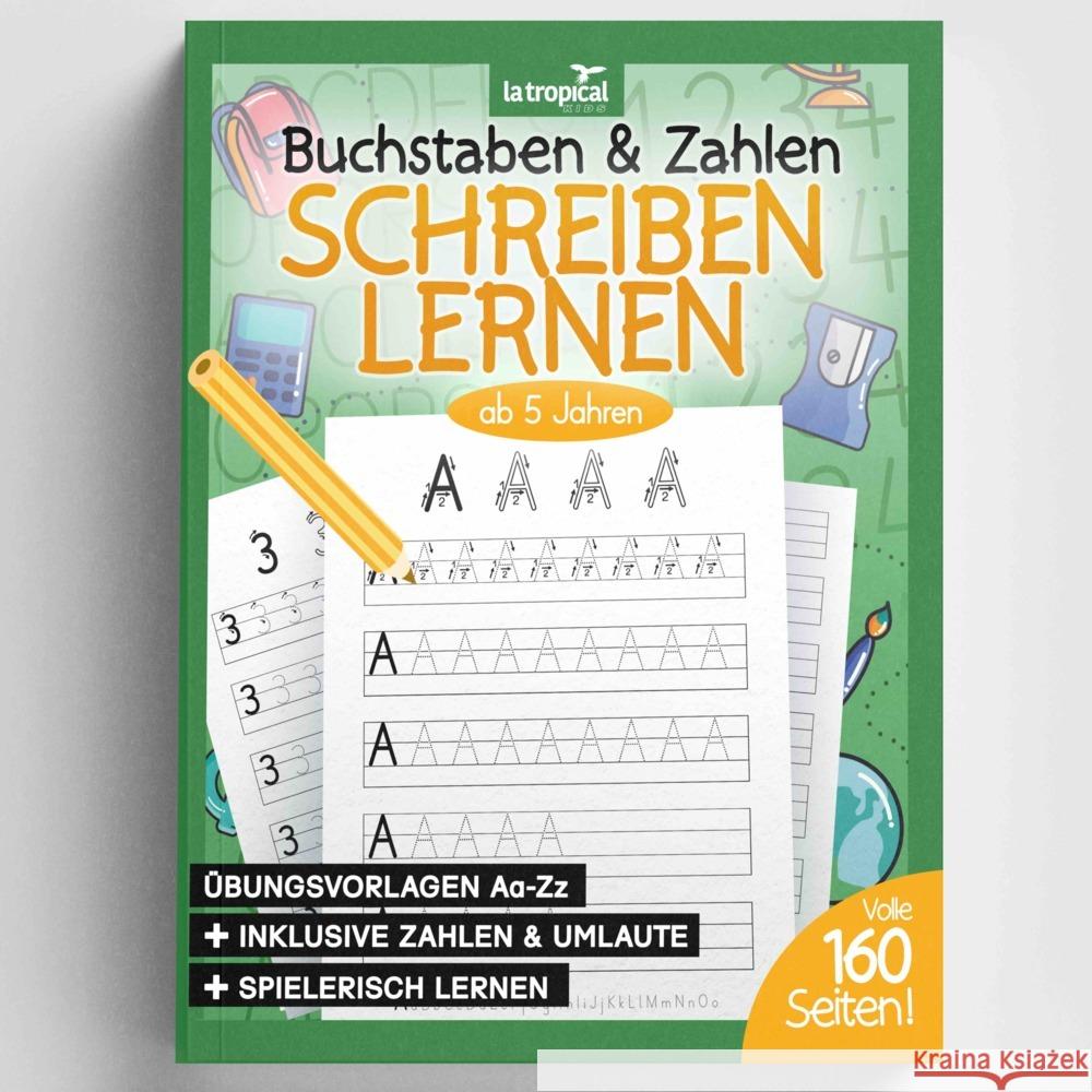 Buchstaben und Zahlen schreiben ab 5 Jahren Ludwig, David 9783969080214