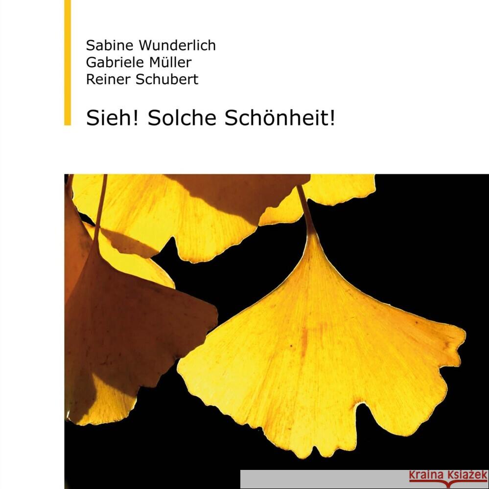 Sieh! Solche Schönheit! Wunderlich, Sabine, Müller, Gabriele, Schubert, Reiner 9783969403891