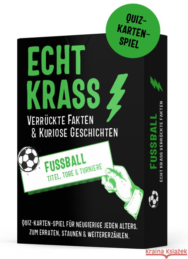 Echt krass verrückte Fakten & kuriose Geschichten - Fußball (Quiz-Karten-Spiel) Junker, Robert 9783981267440 Tusitala