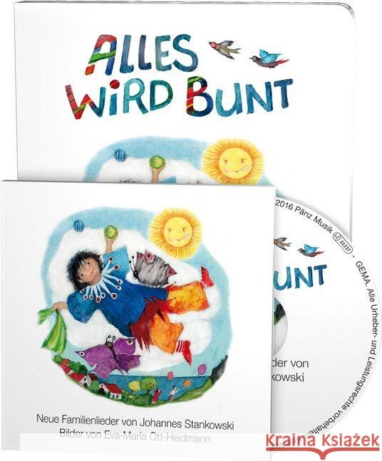 Alles wird bunt, m. 1 Audio-CD : Neue Kinderlieder (Buch mit Musik-CD) Stankowski, Johannes 9783981587456
