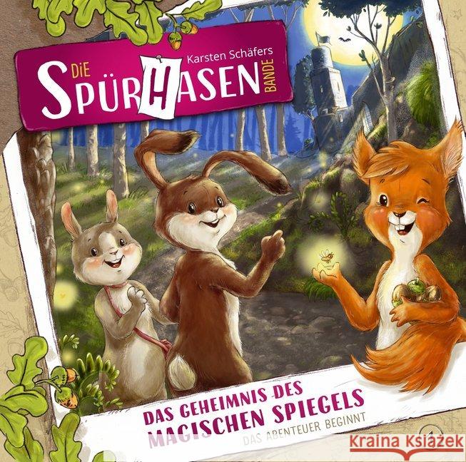 Die Spürhasen-Bande - Das Geheimnis des magischen Spiegels, 1 Audio-CD Schäfer, Karsten 9783981633610