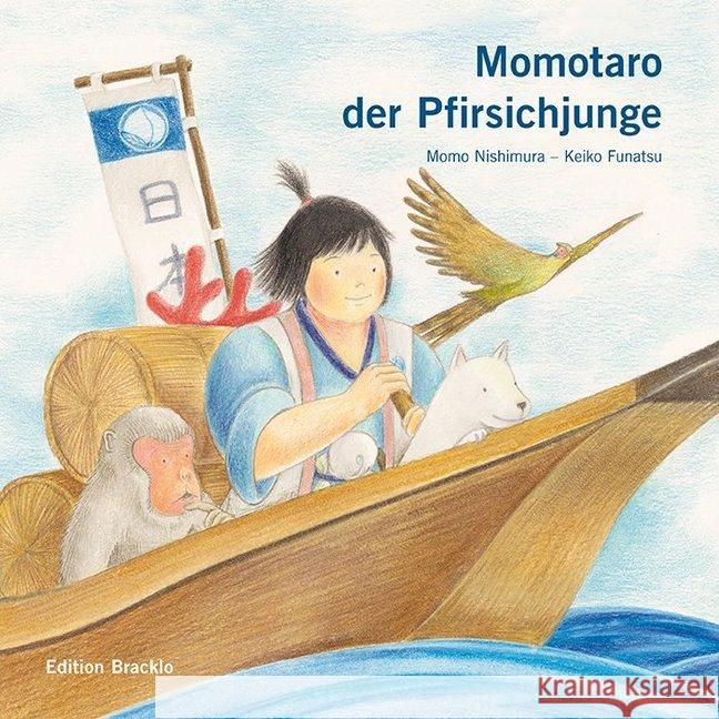 Momotaro der Pfirsichjunge : Ein japanisches Volksmärchen. Bilderbuch mit Faltanleitung Pfirsich Funatsu, Keiko 9783981744361