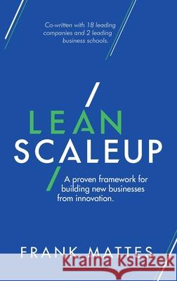 Lean Scaleup Frank Mattes 9783982315423 Lean Scaleup Ug