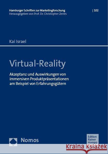 Virtual-Reality Israel, Kai 9783985420605 Nomos