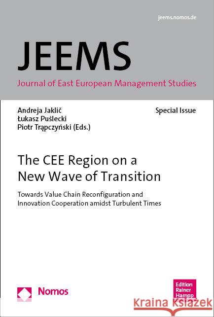 The CEE Region on a New Wave of Transition  9783985420629 Nomos