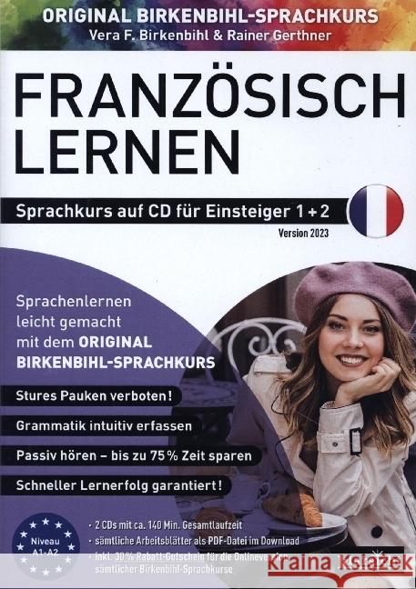 Französisch lernen für Einsteiger 1+2 (ORIGINAL BIRKENBIHL) Birkenbihl, Vera F., Gerthner, Rainer, Original Birkenbihl Sprachkurs 9783985840083