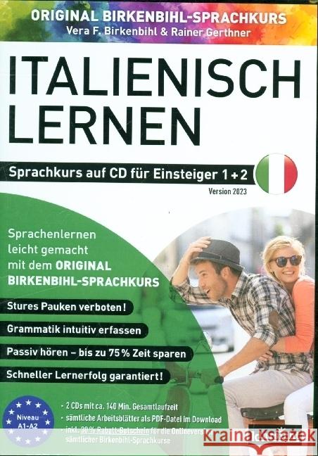 Italienisch lernen für Einsteiger 1+2 (ORIGINAL BIRKENBIHL), Audio-CD Birkenbihl, Vera F., Gerthner, Rainer, Original Birkenbihl Sprachkurs 9783985840205