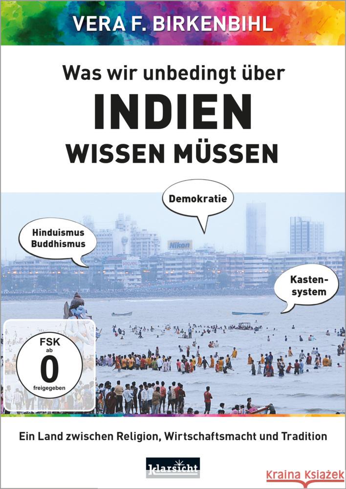 Was wir unbedingt über Indien wissen müssen, DVD-Video Birkenbihl, Vera F., www.birkenbihl.tv 9783985841004 Klarsicht Verlag Hamburg