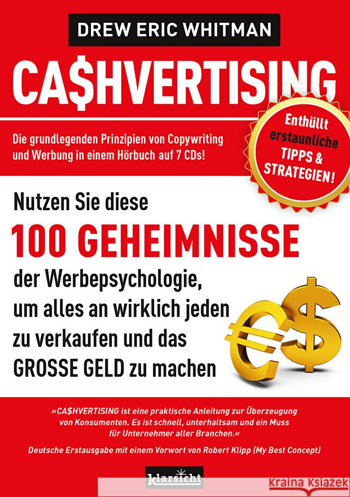 CASHVERTISING - Hörbuch auf 7 CDs inkl. Gratis-Download, Audio-CD Whitman, Drew Eric 9783985844098