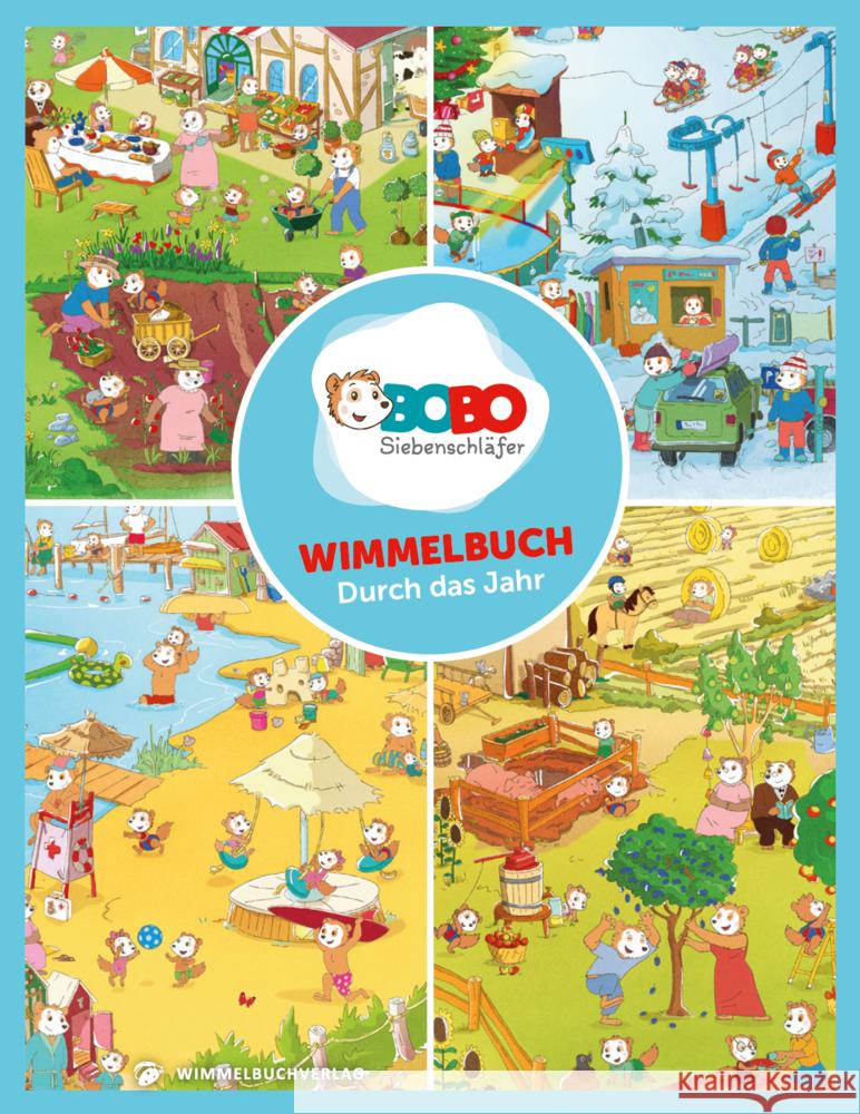 Bobo Siebenschläfer Wimmelbuch - Durch das Jahr mit Bobo Siebenschläfer JEP-, Animation 9783985850334 Wimmelbuchverlag