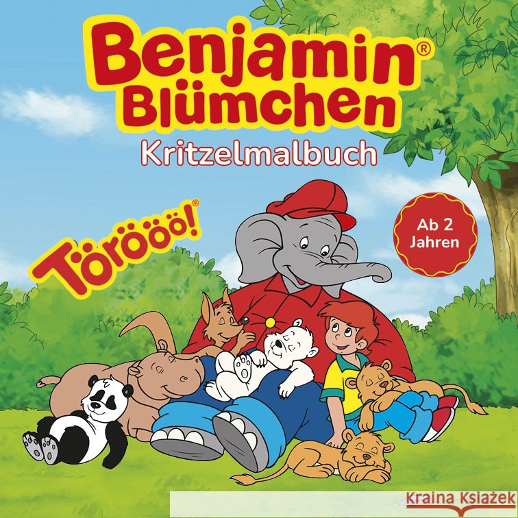 Benjamin Blümchen Kritzelmalbuch - ab 2 Jahren KIDDINX Studios GmbH 9783985850662