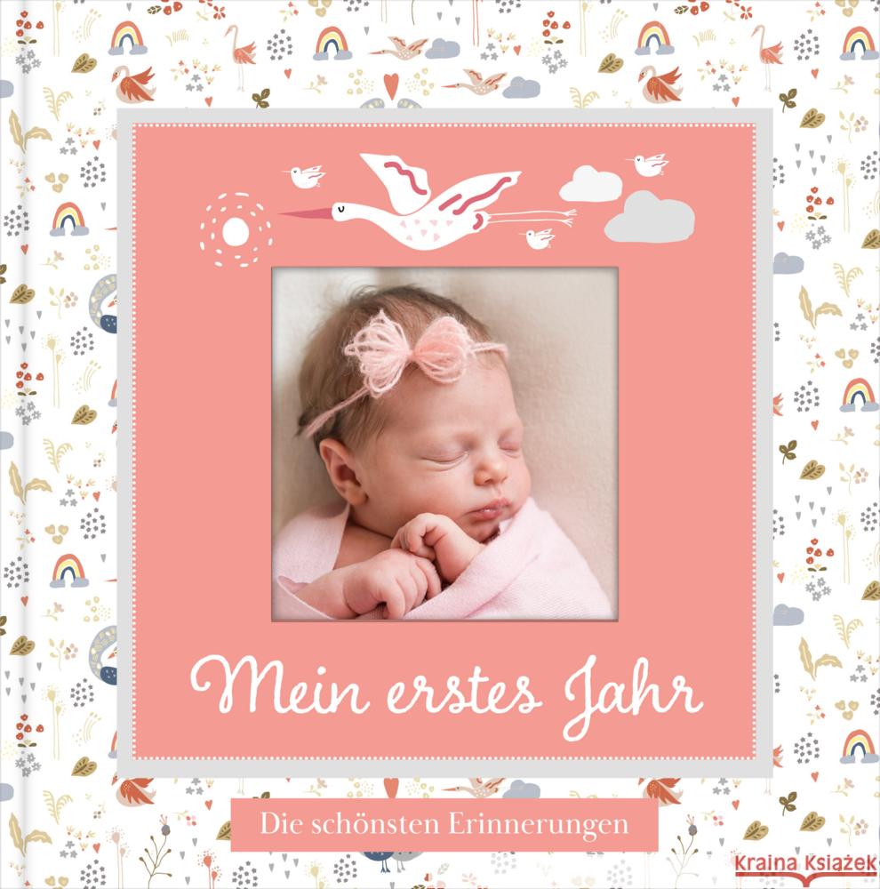 Babyalbum mit Fensterausschnitt für das 1. Lebensjahr zum Eintragen der schönsten Momente und Erinnerungen mit Platz für Fotos | für Mädchen Wirth, Lisa 9783985950348 Nova MD