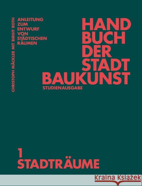 Handbuch der Stadtbaukunst  9783986120559 JOVIS Verlag