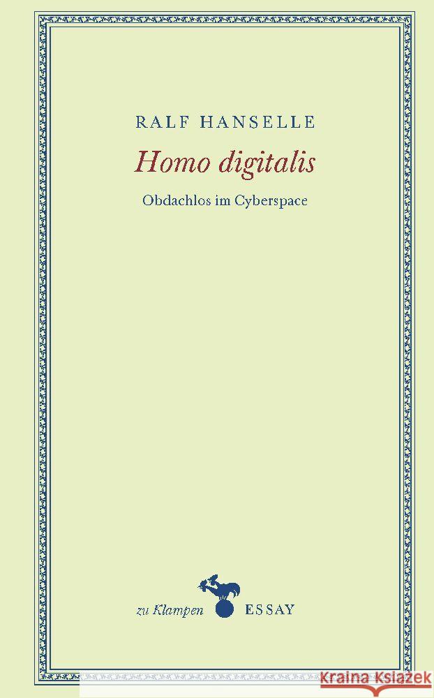 Homo digitalis Hanselle, Ralf 9783987370069