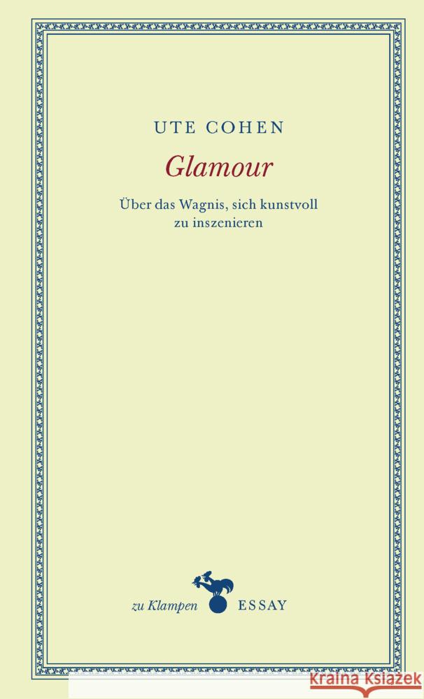 Glamour Cohen, Ute 9783987370311 zu Klampen Verlag