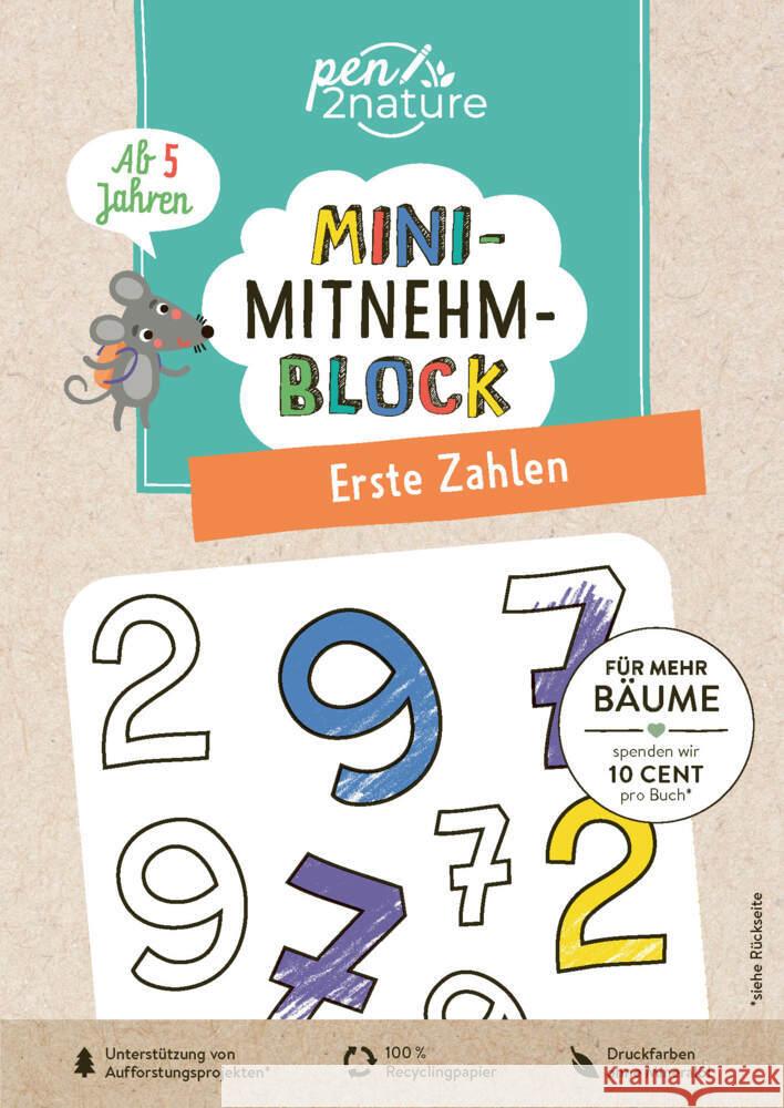 Mini-Mitnehm-Block Erste Zahlen pen2nature 9783987640803