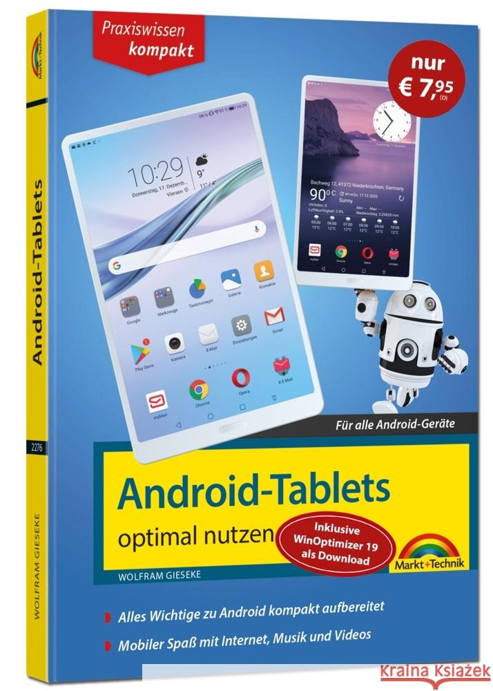 Android Tablets - Sonderausgabe inkl. WinOptimizer 19 Gieseke, Wolfram 9783988100252 Markt + Technik