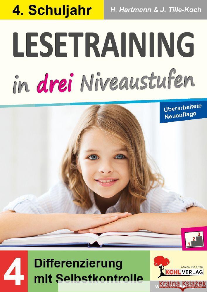 Lesetraining in drei Niveaustufen / Klasse 4 Autorenteam Kohl-Verlag 9783988410894 KOHL VERLAG Der Verlag mit dem Baum