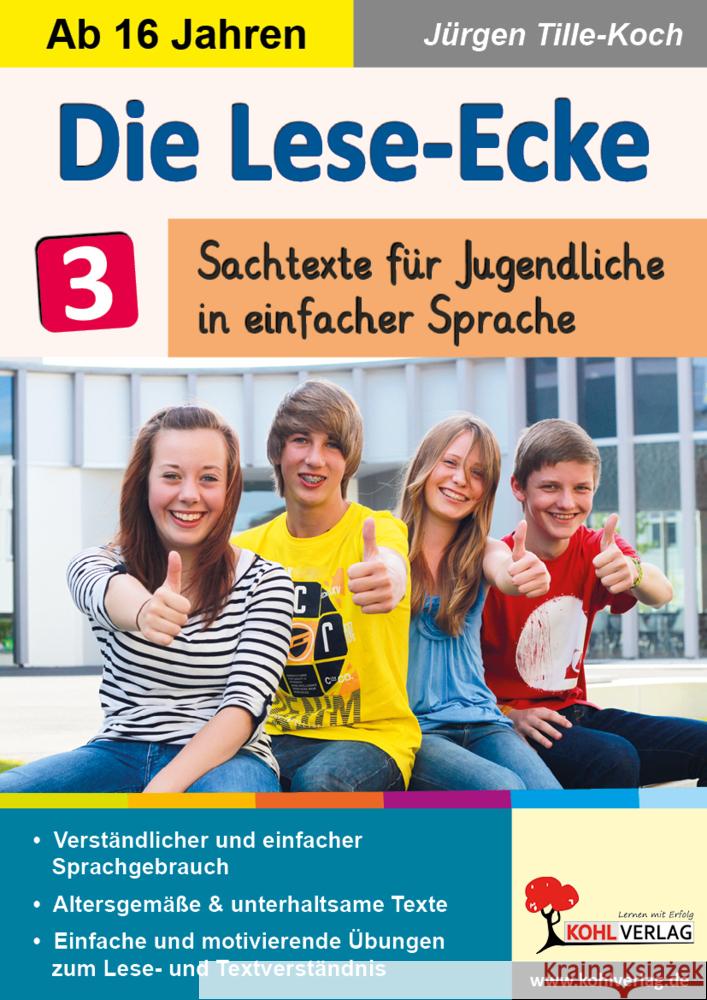 Die Lese-Ecke / Band 3 Tille-Koch, Jürgen 9783988411969