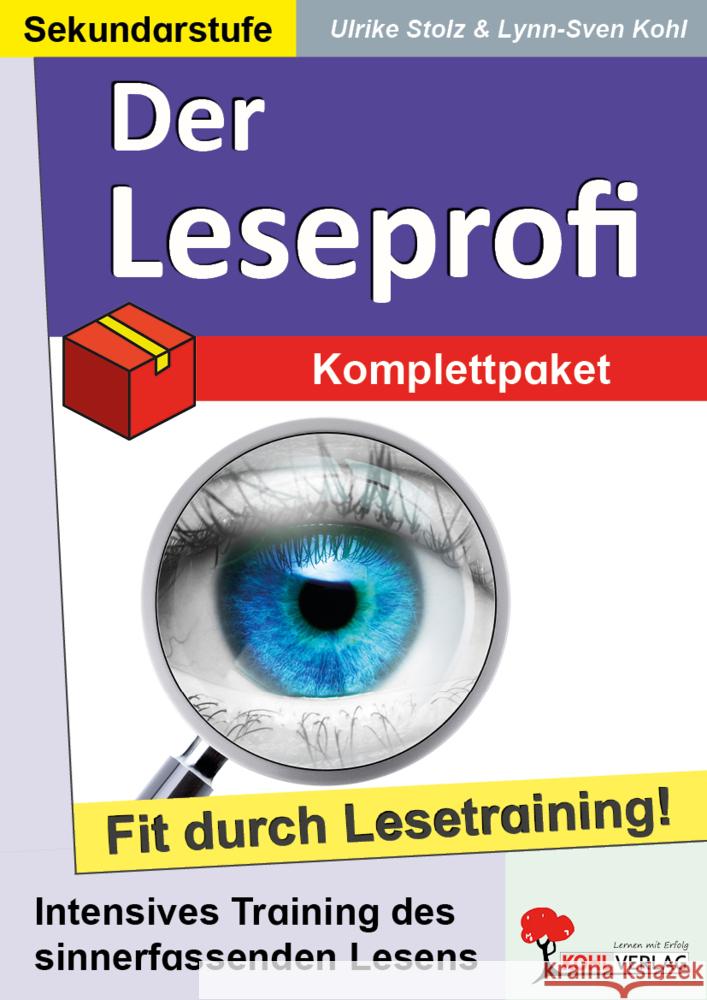 Der Leseprofi - Sekundarstufe / Komplettpaket* Stolz, Ulrike, Kohl, Lynn-Sven 9783988413932