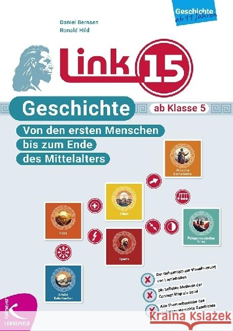 LINK-15: Geschichte ab Klasse 5 Bernsen, Daniel, Hild, Ronald 9783988990037