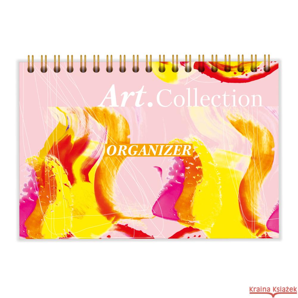 Tischkalender 2024/2025 Der ideale Tisch-Organizer ohne Datum mit stabilem Hardcover und Spiralbindung aus der Art.Collection von Stay Inspired Wirth, Lisa 9783989424418