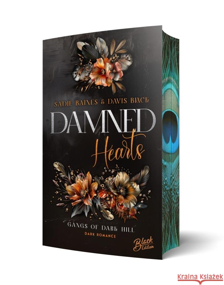 Damned Hearts | Mit wunderschönem Farbschnitt Baines, Sadie, Black, Davis 9783989427006
