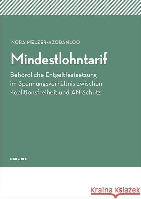 Mindestlohntarif, m. 1 E-Book Melzer-Azodanloo, Nora 9783990462065 ÖGB