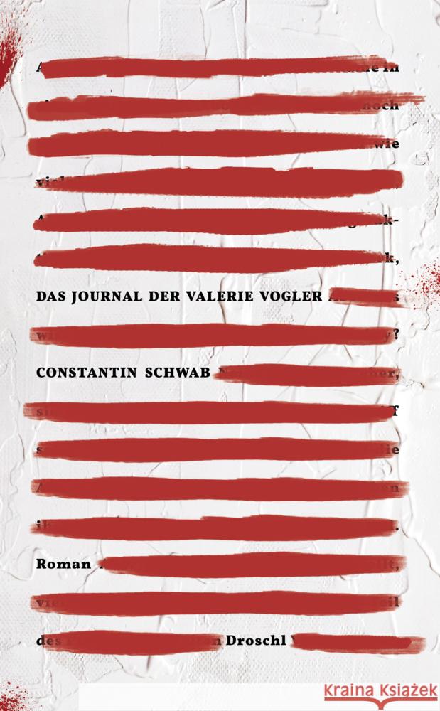 Das Journal der Valerie Vogler Schwab, Constantin 9783990590997 Literaturverlag Droschl