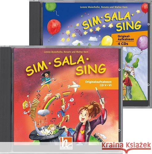 Sim Sala Sing - Alle Originalaufnahmen, 6 Audio-CDs : Audio-CDs zum gleichnamigen Liederbuch mit über 180 ausgewählten Originalaufnahmen Maierhofer, Lorenz; Kern, Walter; Kern, Renate 9783990691182